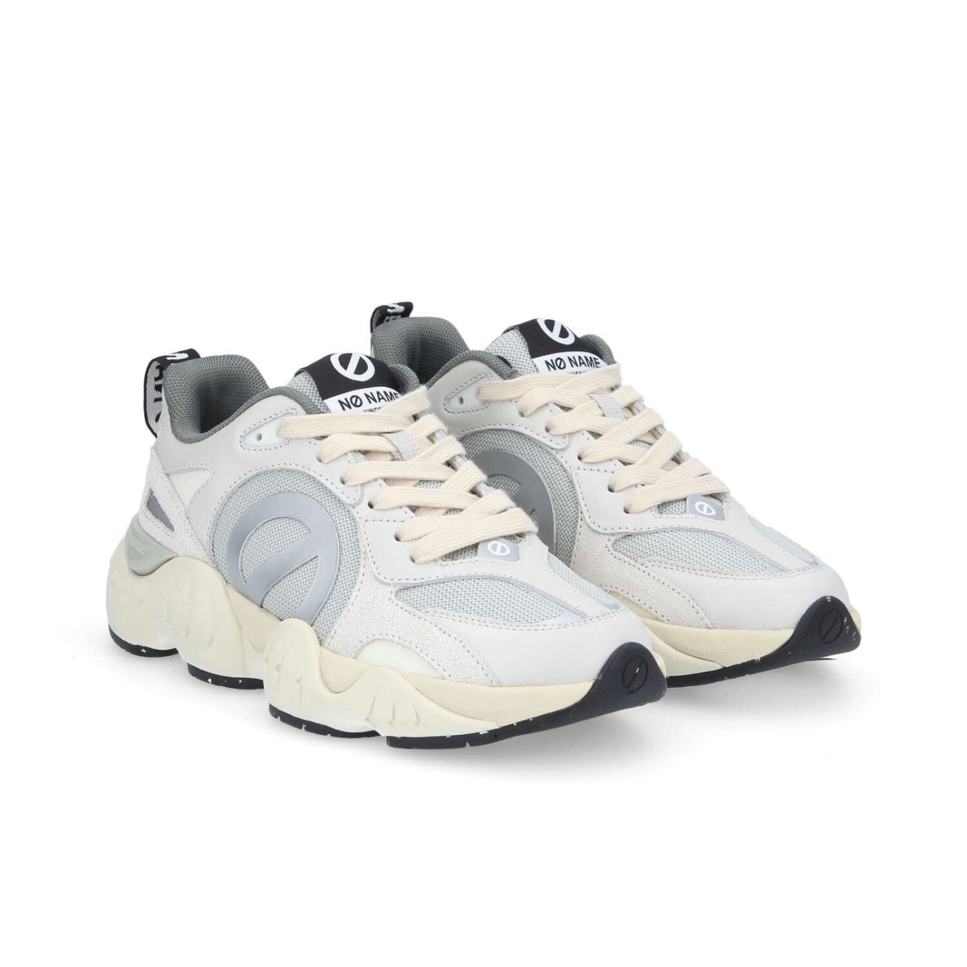 KRAZEE RUNNER W  -  BRUSH/KNIT/CRAK  - BIANCO